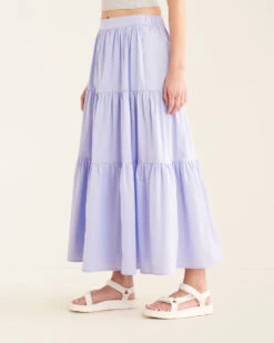Poplin Skirt -Eddie Bauer Store 38130368 11C c