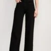 Old Navy High-Waisted Wow Black-Wash Wide-Leg Jeans For Women -Eddie Bauer Store cn52474494