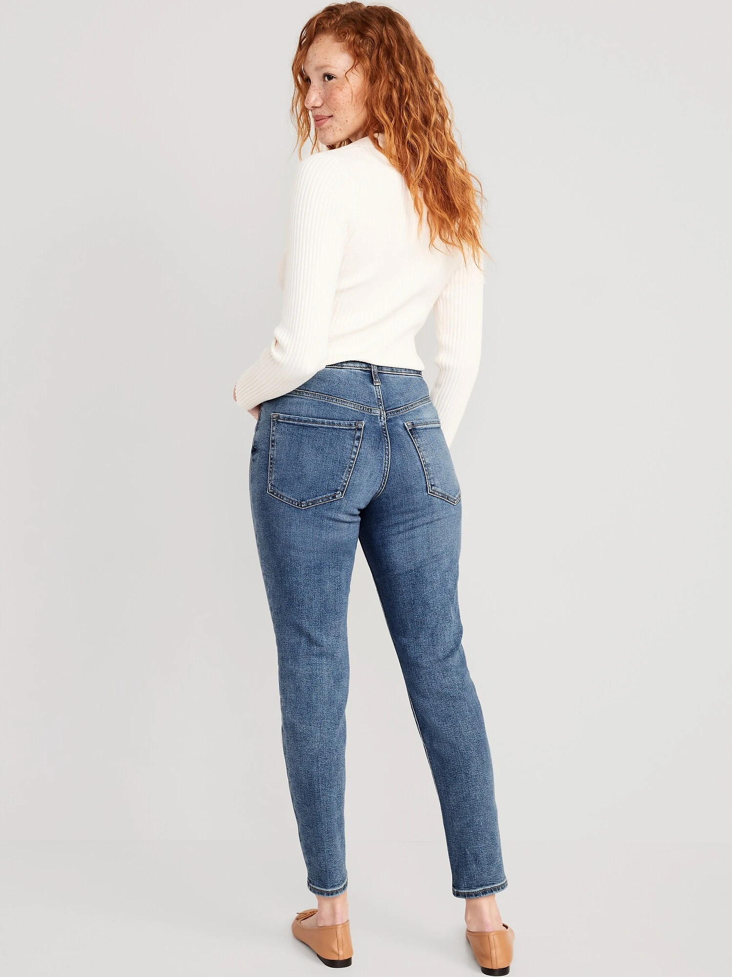 Old Navy High-Waisted OG Straight Ankle Jeans For Women 4 Old Navy High-Waisted OG Straight Ankle Jeans For Women - Image 2