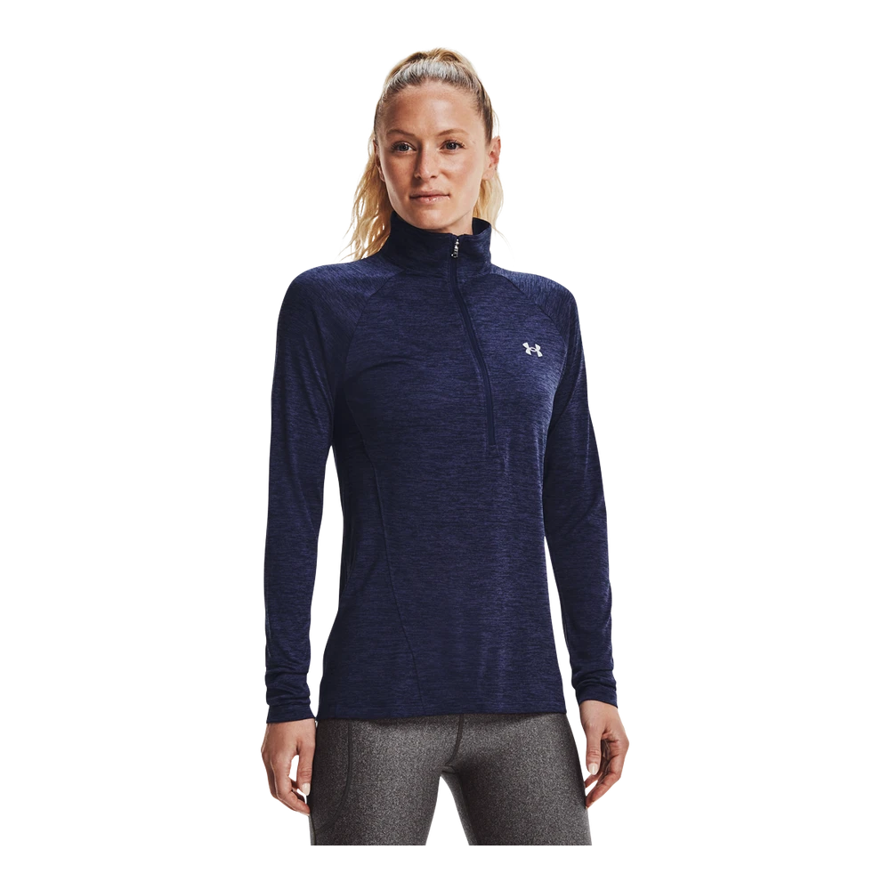 Under Armour Women's Tech 1/2 Zip Long Sleeve Top 4 Under Armour Women's Tech 1/2 Zip Long Sleeve Top - Image 2