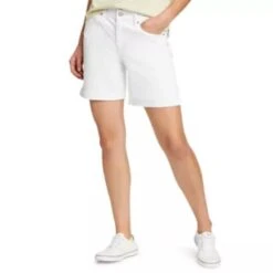 Eddie Bauer Women's Boyfriend Denim Shorts -Eddie Bauer Store https3A2F2Feddiebauer.scene7 .com2Fis2Fimage2FEddieBauer2FD0615925 500C1 640x