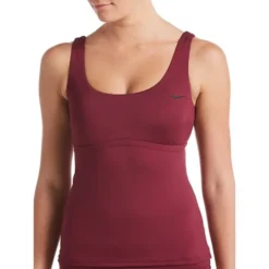 Essential Scoop Neck Tankini Top