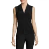 Calvin Klein V-Neck Drape Sleeveless Top