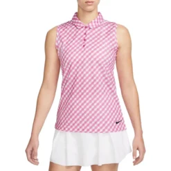 Dri-Fit Victory Sleeveless Printed Polo Shirt