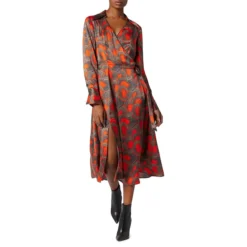 Equipment Morgon Silk Satin Maxi Dress