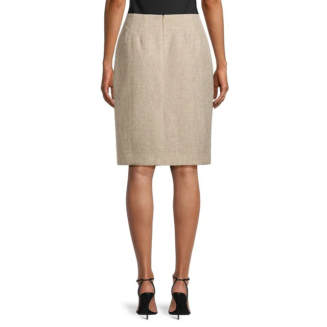 Calvin Klein Tweed Pencil Skirt 4 Calvin Klein Tweed Pencil Skirt - Image 2