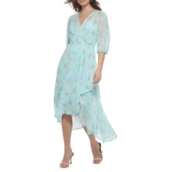 Calvin Klein Floral Faux-Wrap Chiffon Midi Dress -Eddie Bauer Store https3A2F2Fimage.s5a.com2Fis2Fimage2FTheBay2F196745697374 alt23Fwid3D120026hei3D120026qlt3D9026resMode3Dsharp226op usm3D0.92C1.02C82C0 640x