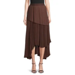 Fabiana Filippi Asymmetrical Drape Midi Skirt