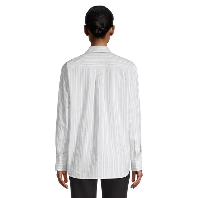 Victoria Beckham Oversized Striped Shirt 4 Victoria Beckham Oversized Striped Shirt - Image 2