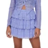 ONLY Isla Lace Tiered Mini Skirt