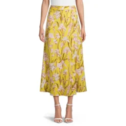 Gant Iris-Print Wrap Skirt