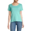 Petite Roundneck Cotton T-Shirt