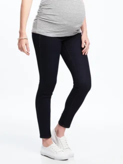 Old Navy Maternity Premium Full-Panel Rockstar Jeans