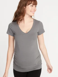 Old Navy Maternity V-Neck Side-Shirred T-Shirt -Eddie Bauer Store https3A2F2Foldnavy.gapcanada.ca2Fwebcontent2F00162F6462F9762Fcn16646976.jpg 640x