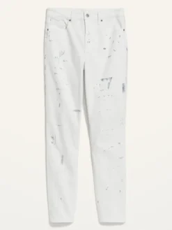 Old Navy High-Waisted OG Straight Paint-Splatter White Ankle Jeans For Women -Eddie Bauer Store https3A2F2Foldnavy.gapcanada.ca2Fwebcontent2F00502F0972F2682Fcn50097268.jpg 640x
