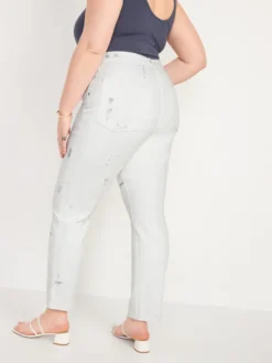 Old Navy High-Waisted OG Straight Paint-Splatter White Ankle Jeans For Women -Eddie Bauer Store https3A2F2Foldnavy.gapcanada.ca2Fwebcontent2F00502F3992F7352Fcn50399735.jpg 640x