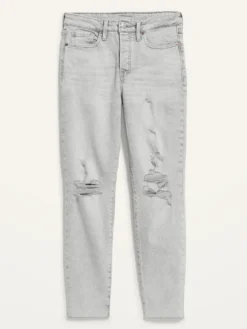 Old Navy High-Waisted Button-Fly OG Straight Ripped Gray Cut-Off Jeans For Women -Eddie Bauer Store https3A2F2Foldnavy.gapcanada.ca2Fwebcontent2F00502F5102F9292Fcn50510929.jpg 640x