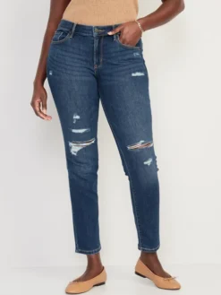 Old Navy Mid-Rise Power Slim Straight Ripped Jeans For Women -Eddie Bauer Store https3A2F2Foldnavy.gapcanada.ca2Fwebcontent2F00502F6342F5562Fcn50634556.jpg 640x