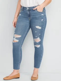 Old Navy Mid-Rise Rockstar Super Skinny Ripped Cut-Off Jeans For Women -Eddie Bauer Store https3A2F2Foldnavy.gapcanada.ca2Fwebcontent2F00502F7422F5692Fcn50742569.jpg 640x