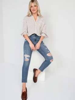 Old Navy Mid-Rise Rockstar Super Skinny Ripped Cut-Off Jeans For Women -Eddie Bauer Store https3A2F2Foldnavy.gapcanada.ca2Fwebcontent2F00502F7432F6562Fcn50743656.jpg 640x