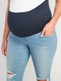 Old Navy Maternity Rollover-Panel Skinny 360° Stretch Jeans -Eddie Bauer Store https3A2F2Foldnavy.gapcanada.ca2Fwebcontent2F00502F8392F1962Fcn50839196.jpg 640x