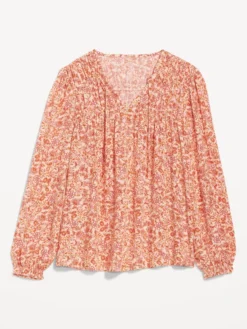 Old Navy Crinkled Smocked Poet Swing Blouse For Women -Eddie Bauer Store https3A2F2Foldnavy.gapcanada.ca2Fwebcontent2F00522F3912F7982Fcn52391798.jpg 640x