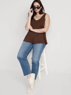 Old Navy Sleeveless Luxe V-Neck Swing T-Shirt For Women -Eddie Bauer Store https3A2F2Foldnavy.gapcanada.ca2Fwebcontent2F00522F6132F6982Fcn52613698.jpg 640x