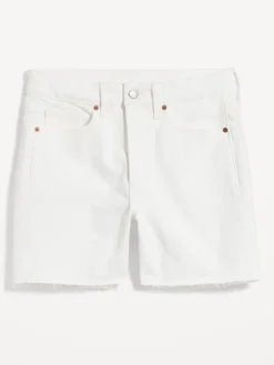 Old Navy High-Waisted Button-Fly OG Straight White-Wash Side-Slit Cut-Off Jean Shorts For Women -- 5-inch Inseam -Eddie Bauer Store https3A2F2Foldnavy.gapcanada.ca2Fwebcontent2F00522F6232F6302Fcn52623630.jpg 640x