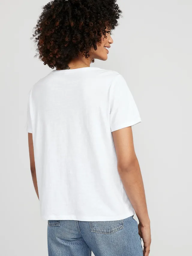 Old Navy EveryWear Striped Slub-Knit T-Shirt 3-Pack For Women 4 Old Navy EveryWear Striped Slub-Knit T-Shirt 3-Pack For Women - Image 2