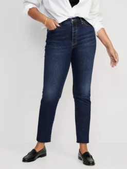 Old Navy High-Waisted Button-Fly OG Straight Cut-Off Ankle Jeans For Women -Eddie Bauer Store https3A2F2Foldnavy.gapcanada.ca2Fwebcontent2F00522F6562F4222Fcn52656422.jpg 640x