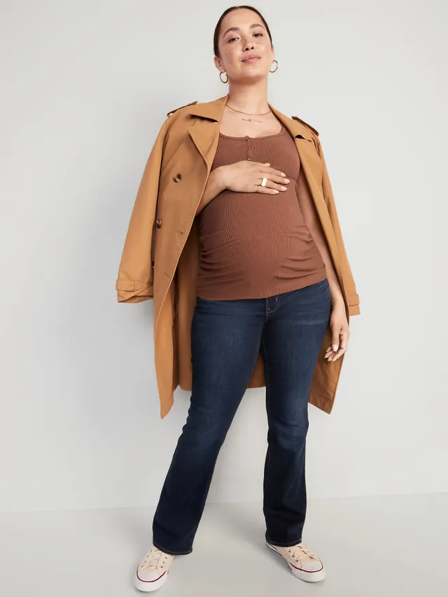 Old Navy Maternity Front Low Panel Boot-Cut Jeans 5 Old Navy Maternity Front Low Panel Boot-Cut Jeans - Image 3