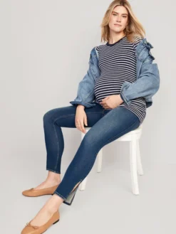 Old Navy Maternity Rollover-Panel Side-Slit 360° Stretch Skinny Jeans -Eddie Bauer Store https3A2F2Foldnavy.gapcanada.ca2Fwebcontent2F00522F7172F7172Fcn52717717.jpg 640x