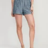 Old Navy High-Waisted Linen-Blend Chambray Shorts For Women -- 3.5-inch Inseam -Eddie Bauer Store https3A2F2Foldnavy.gapcanada.ca2Fwebcontent2F00522F7732F8752Fcn52773875.jpg 640x