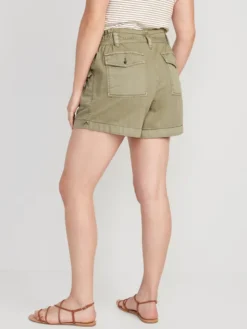Old Navy Extra High-Waisted Tie-Front Cargo Workwear Shorts For Women - 4-inch Inseam -Eddie Bauer Store https3A2F2Foldnavy.gapcanada.ca2Fwebcontent2F00522F8732F8512Fcn52873851.jpg 640x