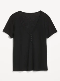Old Navy Linen-Blend V-Neck Henley T-Shirt For Women -Eddie Bauer Store https3A2F2Foldnavy.gapcanada.ca2Fwebcontent2F00522F9212F4582Fcn52921458.jpg 640x