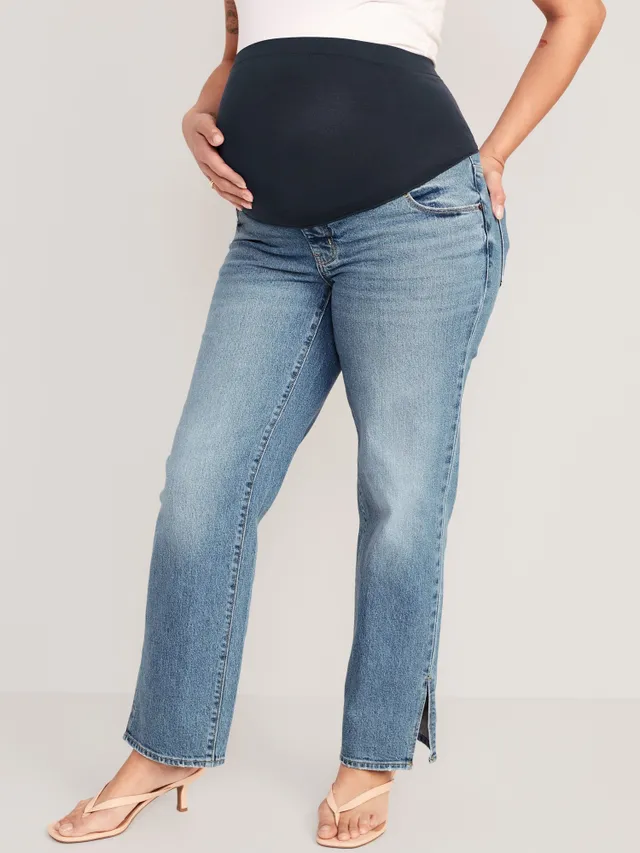 Old Navy Maternity Full Panel OG Loose Side-Split Jeans 3 Old Navy Maternity Full Panel OG Loose Side-Split Jeans