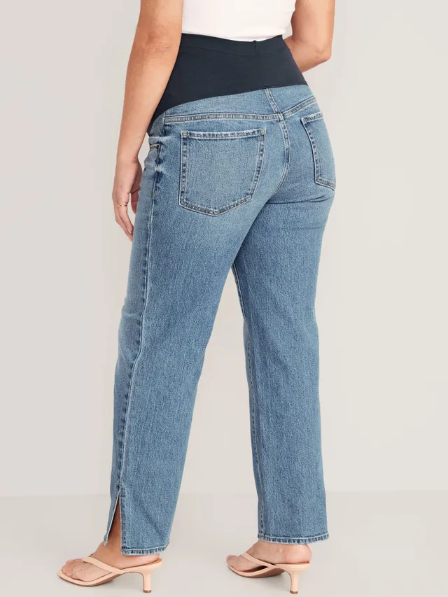 Old Navy Maternity Full Panel OG Loose Side-Split Jeans 4 Old Navy Maternity Full Panel OG Loose Side-Split Jeans - Image 2