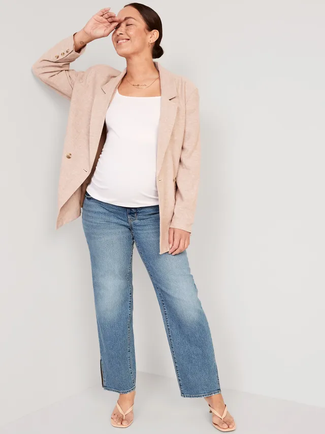 Old Navy Maternity Full Panel OG Loose Side-Split Jeans 5 Old Navy Maternity Full Panel OG Loose Side-Split Jeans - Image 3