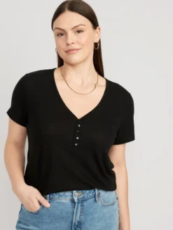Old Navy Linen-Blend V-Neck Henley T-Shirt For Women -Eddie Bauer Store https3A2F2Foldnavy.gapcanada.ca2Fwebcontent2F00532F0512F2502Fcn53051250.jpg 640x