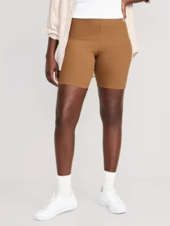 Old Navy High-Waisted Rib-Knit Biker Shorts For Women -- 8-inch Inseam -Eddie Bauer Store https3A2F2Foldnavy.gapcanada.ca2Fwebcontent2F00532F1292F0882Fcn53129088.jpg 640x