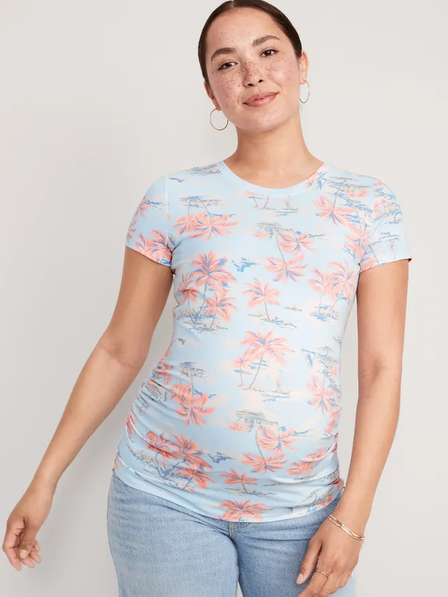 Old Navy Maternity Crew-Neck Side-Shirred T-Shirt 6 Old Navy Maternity Crew-Neck Side-Shirred T-Shirt - Image 4