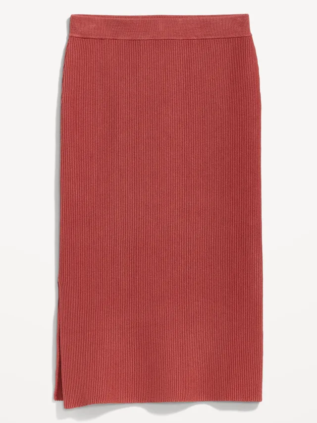 Old Navy Rib-Knit Midi Skirt For Women 11 Old Navy Rib-Knit Midi Skirt For Women - Image 9