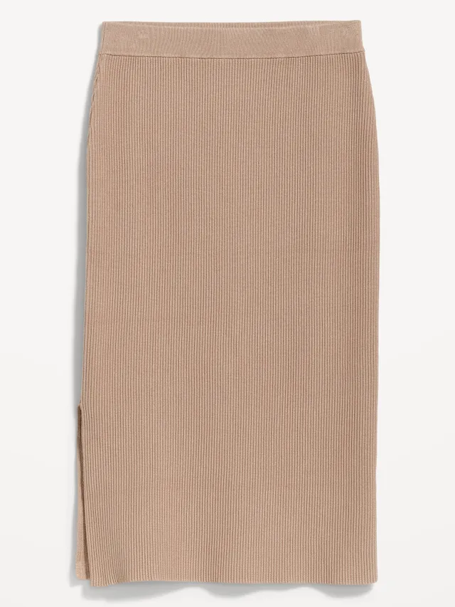 Old Navy Rib-Knit Midi Skirt For Women 6 Old Navy Rib-Knit Midi Skirt For Women - Image 4