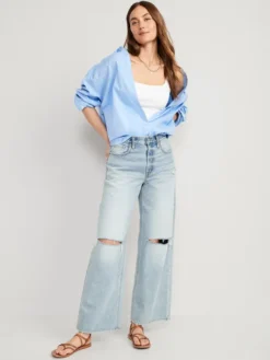 Old Navy Extra High-Waisted Ripped Baggy Wide-Leg Non-Stretch Jeans For Women -Eddie Bauer Store https3A2F2Foldnavy.gapcanada.ca2Fwebcontent2F00532F3222F4542Fcn53322454.jpg 640x