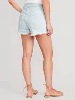 Old Navy High-Waisted Button-Fly OG Straight Ripped Cut-Off Jean Shorts For Women -- 3-inch Inseam -Eddie Bauer Store https3A2F2Foldnavy.gapcanada.ca2Fwebcontent2F00532F3522F1452Fcn53352145.jpg 640x