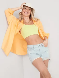 Old Navy High-Waisted Button-Fly OG Straight Ripped Cut-Off Jean Shorts For Women -- 3-inch Inseam -Eddie Bauer Store https3A2F2Foldnavy.gapcanada.ca2Fwebcontent2F00532F3522F6172Fcn53352617.jpg 640x