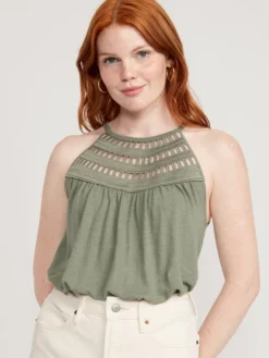 Old Navy Sleeveless Crochet-Trim Linen-Blend Top For Women -Eddie Bauer Store https3A2F2Foldnavy.gapcanada.ca2Fwebcontent2F00532F3532F1752Fcn53353175.jpg 640x