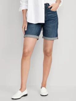Old Navy High-Waisted OG Straight Jean Shorts For Women - 7-inch Inseam -Eddie Bauer Store https3A2F2Foldnavy.gapcanada.ca2Fwebcontent2F00532F3592F5332Fcn53359533.jpg 640x