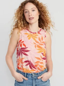 Old Navy Sleeveless Luxe Floral-Print T-Shirt For Women -Eddie Bauer Store https3A2F2Foldnavy.gapcanada.ca2Fwebcontent2F00532F3782F4902Fcn53378490.jpg 640x