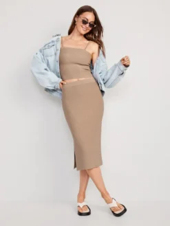 Old Navy Rib-Knit Midi Skirt For Women 14 Old Navy Rib-Knit Midi Skirt For Women -Eddie Bauer Store https3A2F2Foldnavy.gapcanada.ca2Fwebcontent2F00532F4082F9862Fcn53408986.jpg 640x
